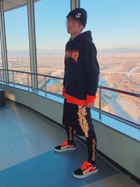 「インスタやってます」｜「アイテム（帽子）」を使った、Ryoさん（メンズ・170cm）の冬コーディネート