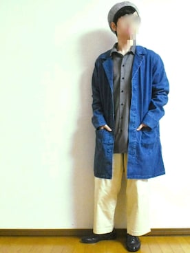 「EMMA  CLOTHES」｜「アイテム（デニムジャケット）」を使った、YUKIYAさん（メンズ・169cm）の春コーディネート