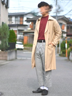 「MAJESTIC LEGON（マジェスティックレゴン）のアイテム（ジャケット/アウター）」を使った、YUKIYAさん（メンズ・169cm）の秋コーディネート
