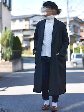 「ALLEGE（アレッジ）のアイテム（ジャケット/アウター）」を使った、YUKIYAさん（メンズ・169cm）の秋コーディネート