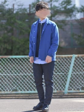 「KLEMAN（クレマン）の＜KLEMAN＞ PADRE/シューズ（モカシン/デッキシューズ）」を使った、YUKIYAさん（メンズ・169cm）の春コーディネート