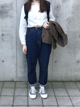 「wearhalloween2017」｜「アイテム（カバーオール）」を使った、rinrinさん（レディース・162cm）の秋コーディネート