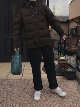 「JOURNAL STANDARD relume（ジャーナルスタンダード　レリューム）のアイテム（ダウンジャケット/コート）」を使った、rinrinさん（レディース・163cm）の冬コーディネート
