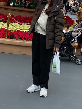 「JOURNAL STANDARD relume（ジャーナルスタンダード　レリューム）のアイテム（ダウンジャケット/コート）」を使った、rinrinさん（レディース・162cm）の秋コーディネート