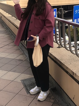 「COCO DEAL（ココディール）のアイテム（その他アウター）」を使った、rinrinさん（レディース・162cm）の冬コーディネート