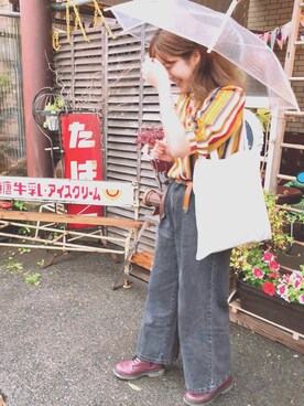 「milady（ミレディ）のアイテム」を使った、moさん（レディース・159cm）の夏コーディネート