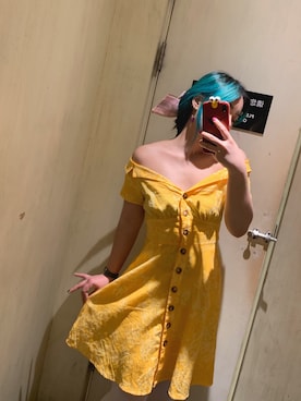 「I.Tのアイテム」を使った、鳗鱼翻翻さん（レディース・156cm）の夏コーディネート