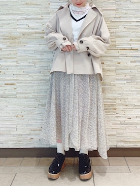 risa☻さん（レディース・155cm）の春コーディネート