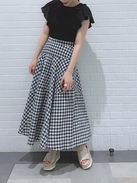 OLIVE des OLIVE（オリーブデオリーブ）の「変形フレアスカート