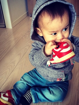 tomixkaさん（キッズ・80cm）の春コーディネート