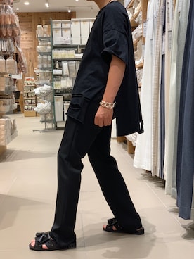「RYO TAKASHIMA（リョウタカシマ）のアイテム（アクセサリー）」を使った、りきさん（メンズ・163cm）の春コーディネート
