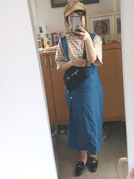 「agnes b.（アニエスベー）のアイテム」を使った、RRUmamaさん（レディース・157cm）の春コーディネート