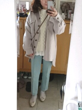 RRUmamaさん（レディース・157cm）の冬コーディネート