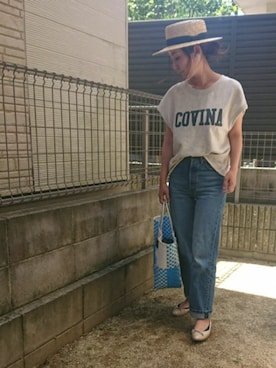 RRUmamaさん(レディース・157cm)の夏コーディネート