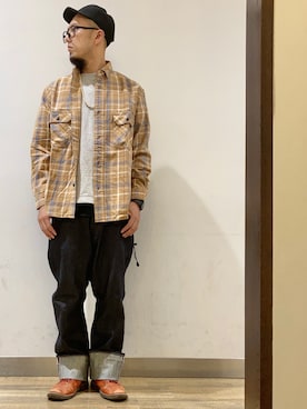 「BACK NUMBER（バックナンバー）のアイテム（デニムパンツ）」を使った、Hironobu Kirikiさん（メンズ・171cm）の夏コーディネート