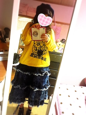 「WC（ダブル シー）のアイテム（ニット/セーター）」を使った、くまたん。さん（レディース・162cm）の冬コーディネート