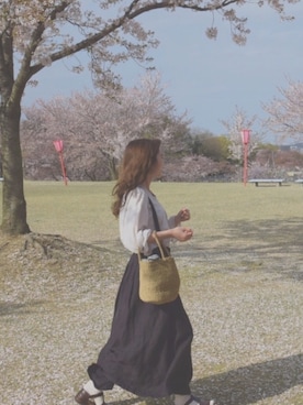 ずくし(鳥取北）さん（レディース・151cm）の春コーディネート