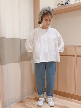 ずくし(鳥取北）さん（レディース・151cm）の春コーディネート