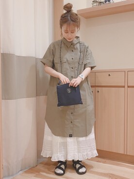 ずくし(鳥取北）さん（レディース・151cm）の春コーディネート