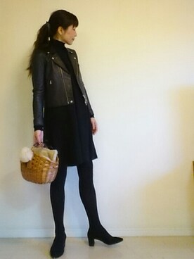 akaneさん（レディース・165cm）の冬コーディネート