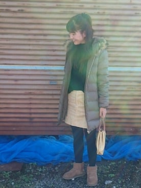 akaneさん（レディース・165cm）の冬コーディネート