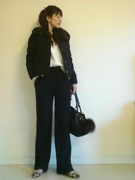 akaneさん（レディース・165cm）の冬コーディネート