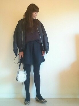 akaneさん（レディース・165cm）の冬コーディネート