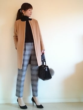 akaneさん（レディース・165cm）の冬コーディネート