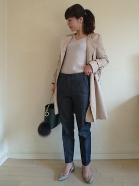 akaneさん（レディース・165cm）の春コーディネート