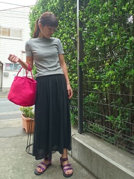 akaneさん（レディース・165cm）の夏コーディネート