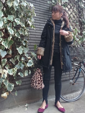 akaneさん（レディース・165cm）の冬コーディネート