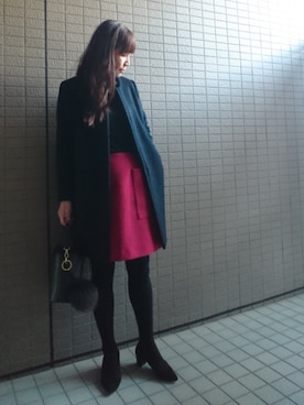 akaneさん（レディース・165cm）の冬コーディネート