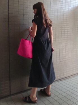 「ROSE BUD COUPLES （ローズ バッド カップルズ）のアイテム」を使った、akaneさん（レディース・165cm）の夏コーディネート