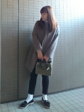 「ROSE BUD COUPLES （ローズ バッド カップルズ）のアイテム」を使った、akaneさん（レディース・165cm）の冬コーディネート