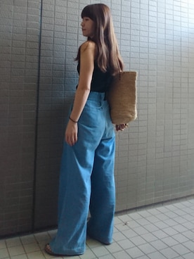「Khaju（カージュ）のアイテム」を使った、akaneさん（レディース・165cm）の夏コーディネート