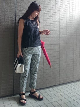 akaneさん（レディース・165cm）の夏コーディネート