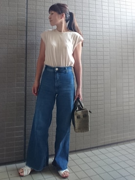 「Khaju（カージュ）のアイテム」を使った、akaneさん（レディース・165cm）の夏コーディネート