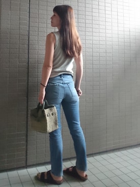 「ROSE BUD COUPLES （ローズ バッド カップルズ）のアイテム」を使った、akaneさん（レディース・165cm）の夏コーディネート