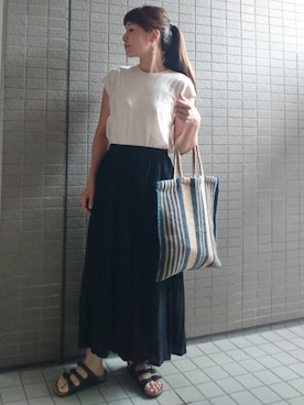 akaneさん（レディース・165cm）の夏コーディネート