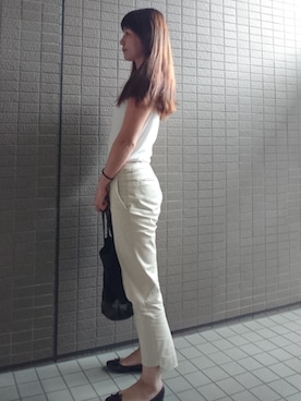 「noble」｜「アイテム（バレエシューズ）」を使った、akaneさん（レディース・165cm）の夏コーディネート