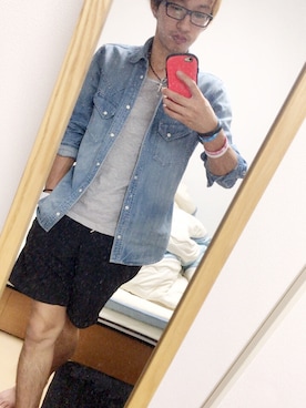 shu-yaさん（メンズ・165cm）の春コーディネート