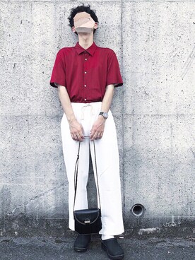 「トロエントープ」｜「アイテム（その他）」を使った、Haruさん（メンズ・175cm）の夏コーディネート