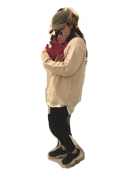 「NIKE（ナイキ）のナイキ エア マックス 95 プレミアム コントラスト ウィメンズシューズ / NIKE AIR MAX 95 PREMIUM CONTRAST（スニーカー）」を使った、hijiri🐑さん（レディース・154cm）の冬コーディネート