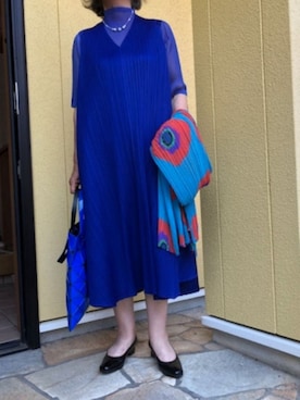 「本日のコーデ」｜「アイテム（ワンピース/ドレス）」を使った、ritz58さん（レディース・154cm）の夏コーディネート
