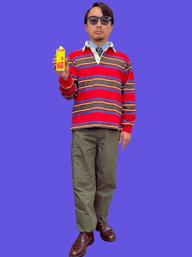 「SCOTCH GRAIN（スコッチグレイン）のアイテム（その他シューズ）」を使った、アクセルさん（メンズ・159cm）の冬コーディネート
