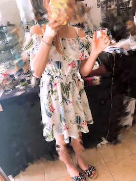 「SFW（エスエフダブリュー）のアイテム（サンダル）」を使った、夢眞。さん（レディース・152cm）の春コーディネート