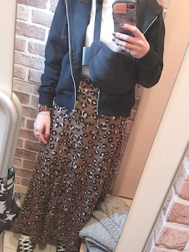 「アイラブCONVERSE」｜azuuuさん（レディース・160cm）の冬コーディネート