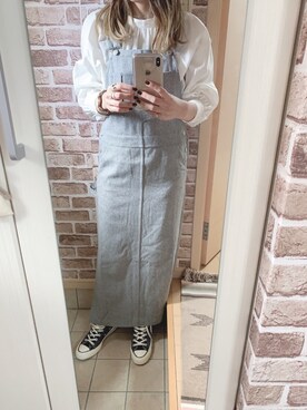 「RED CHOP WORKS（レッドチョップワークス）のアイテム（ワンピース/ドレス）」を使った、azuuuさん（レディース・160cm）の秋コーディネート