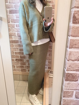 「RED CHOP WORKS（レッドチョップワークス）のアイテム（ジャケット/アウター）」を使った、azuuuさん（レディース・160cm）の秋コーディネート