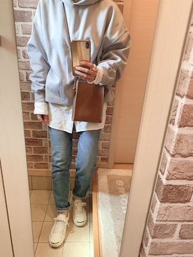 「via j（ヴィアジェイ）のアイテム（アクセサリー）」を使った、azuuuさん（レディース・160cm）の春コーディネート